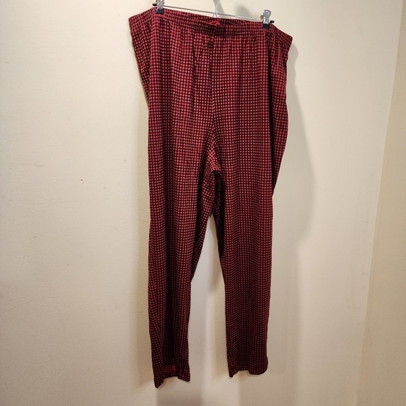 Charter Club intimates women's red  plaid plus size pajama pants 2X - Picture 3 of 8